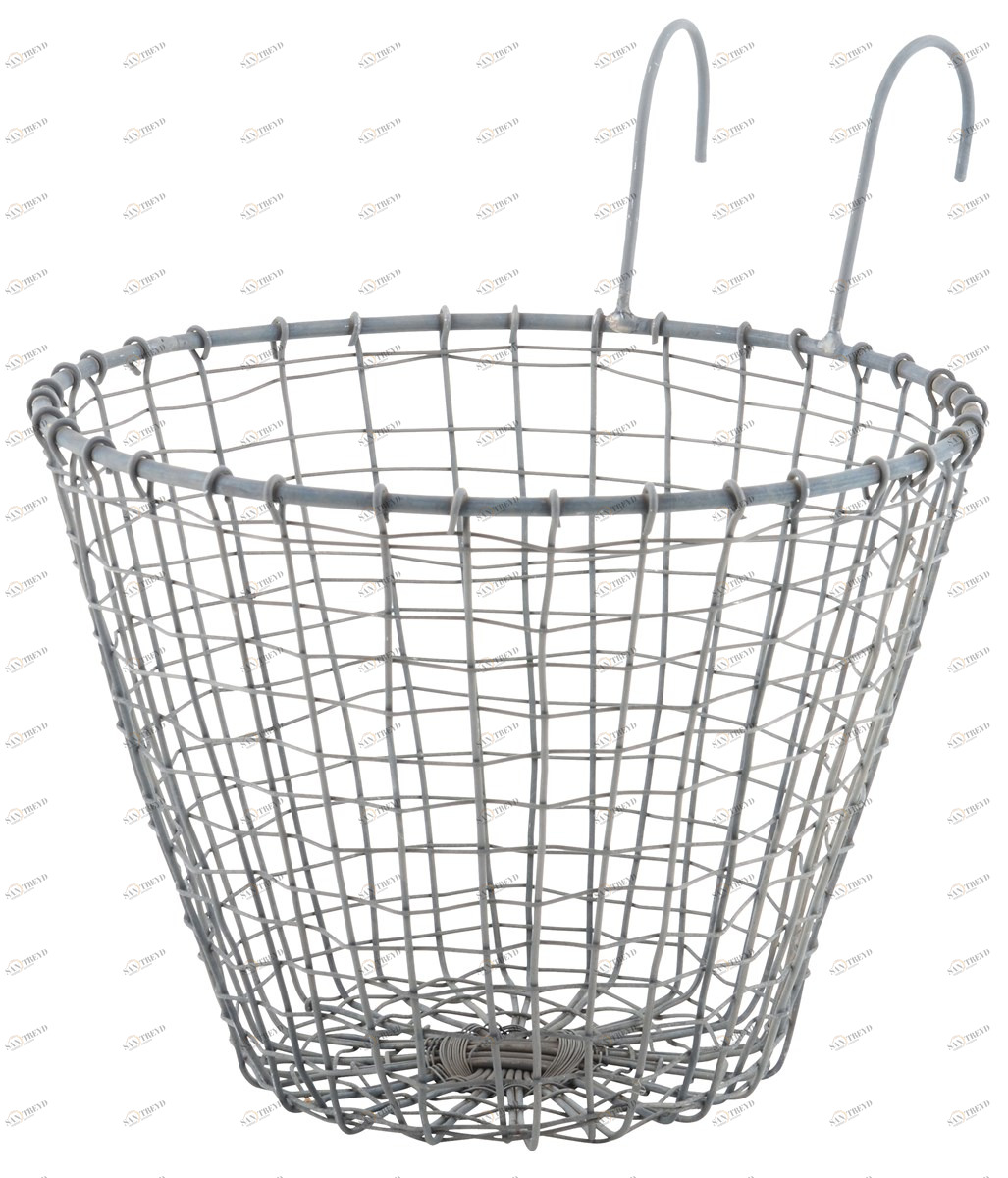 Корзинка металлическая с крючками серая Ib Laursen IB LAURSEN  00-3950126 Серый 