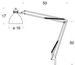 FontanaArte Регулируемый настенный светильник с гибким кронштейном Naska sun-id-1385486 - Вид №2