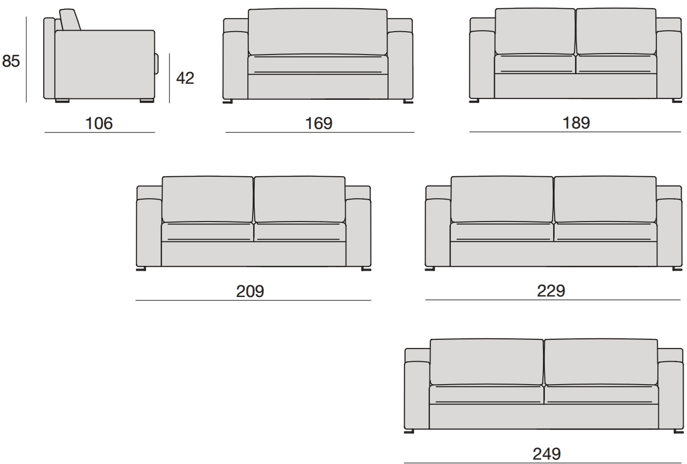CTS SALOTTI Кожаный диван Roger sun-id-1376586 - Вид №4