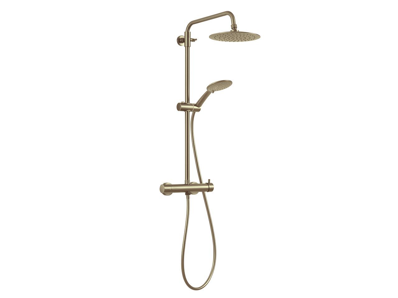 Настенная душевая колонна из нержавеющей стали с душем и ручным душем GEDY ARCH-00039166 - Вид №1