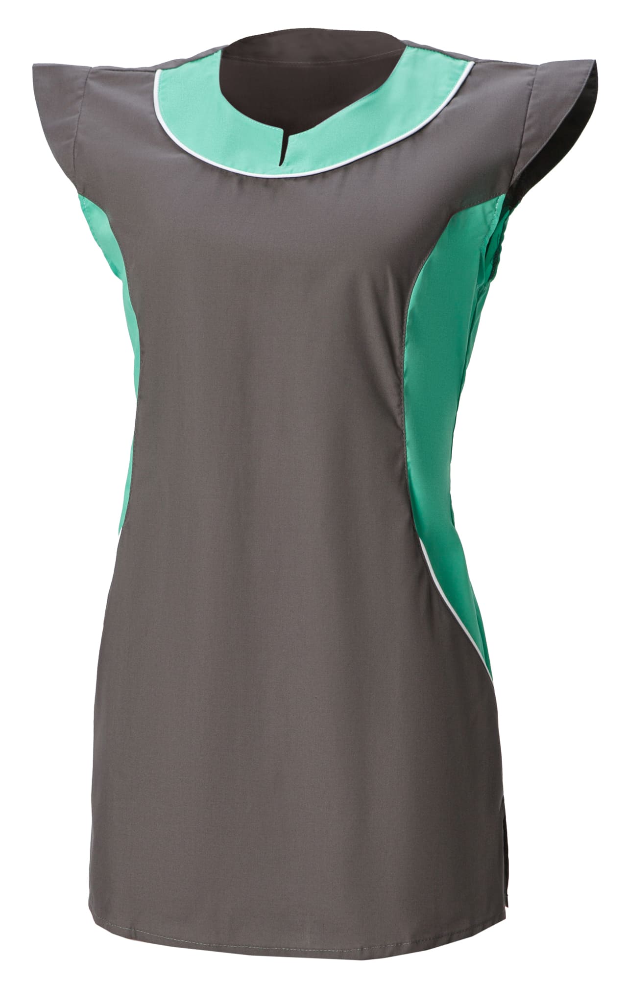 69297 Костюм "Лига" цвет темно-серый с салатовым  Медицинская одежда  размер 40 Спецодежда  - Вид №1