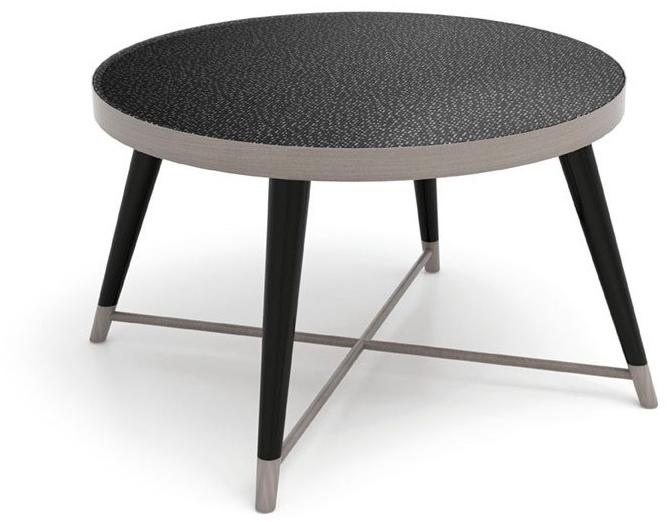 Sicis Круглый сервировочный стол из черного дерева Peggy sun-id-1447836 - Вид №1