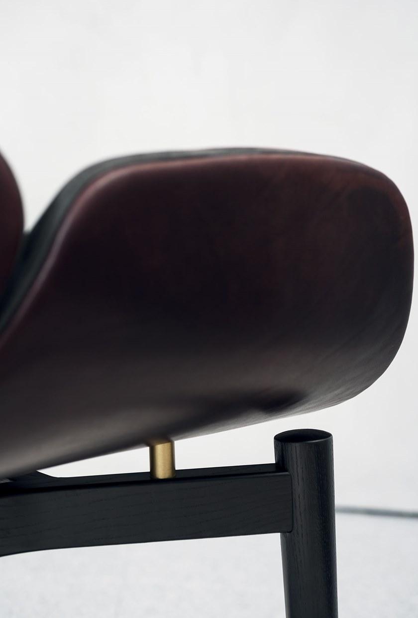 BAXTER Кожаное кресло с подлокотниками Jorgen sun-id-1433436 - Вид №1