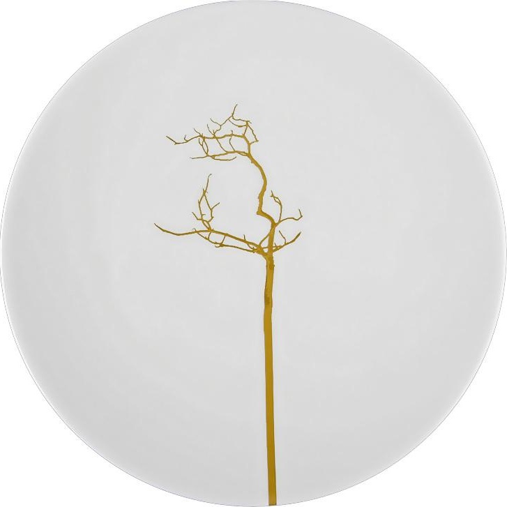 71208 Dibbern Тарелка десертная Dibbern "Золотой лес" 16см Фарфор костяной 