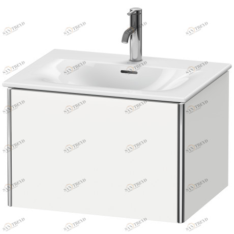 XS422201818 XSquare Тумбочка подвесная Белый матовый, декор Duravit