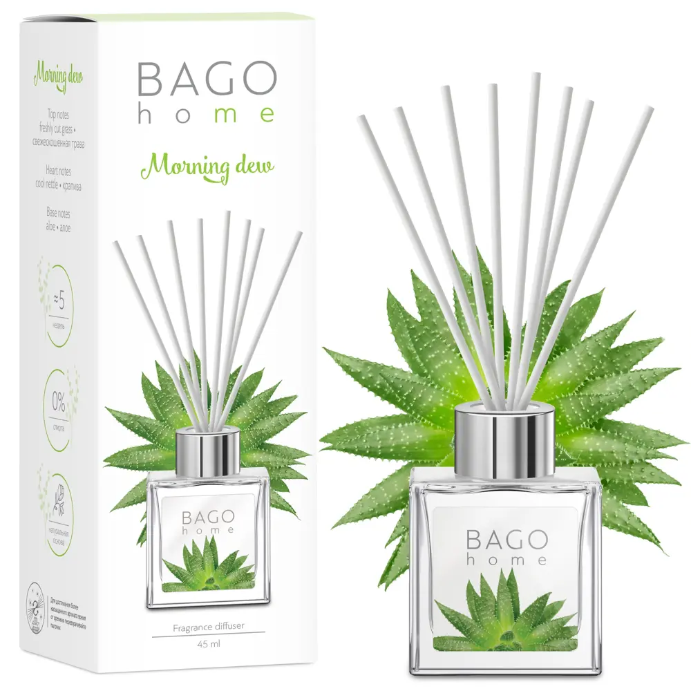 Bago home Диффузор ароматический «Утренняя роса» 45 мл 82206244 STLM-0021947