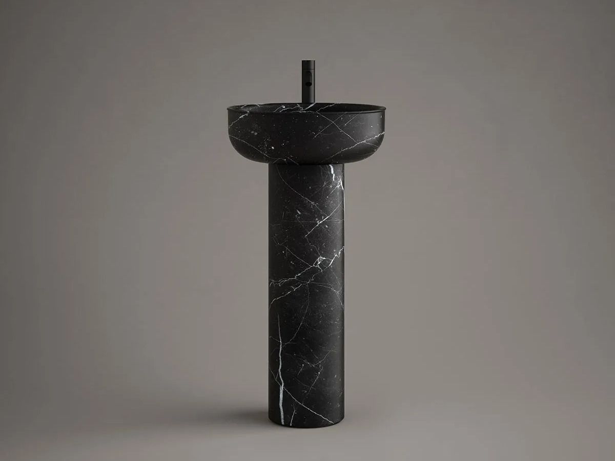 Мраморная отдельно стоящая круглая раковина Inbani Prime ARCH-00002519 - Вид №1