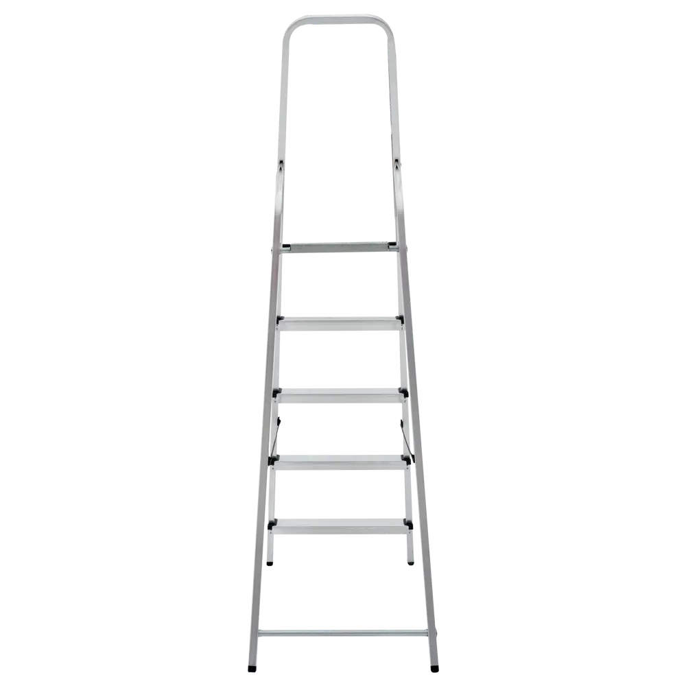 Стремянка Новая Высота Kroft 1110 5 ступеней алюминий STLM-2130183 - Вид №2