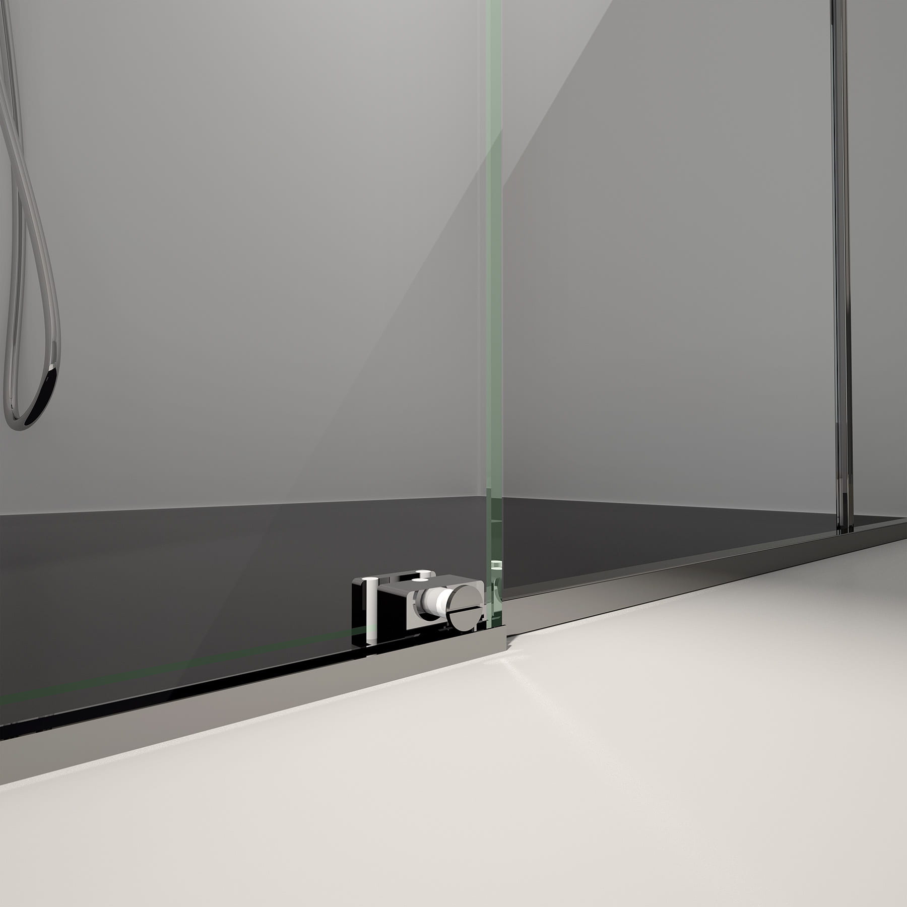 Стальная и стеклянная нишевая душевая кабина с раздвижной дверью CSA Box Doccia INES ARCH-00070702 - Вид №1