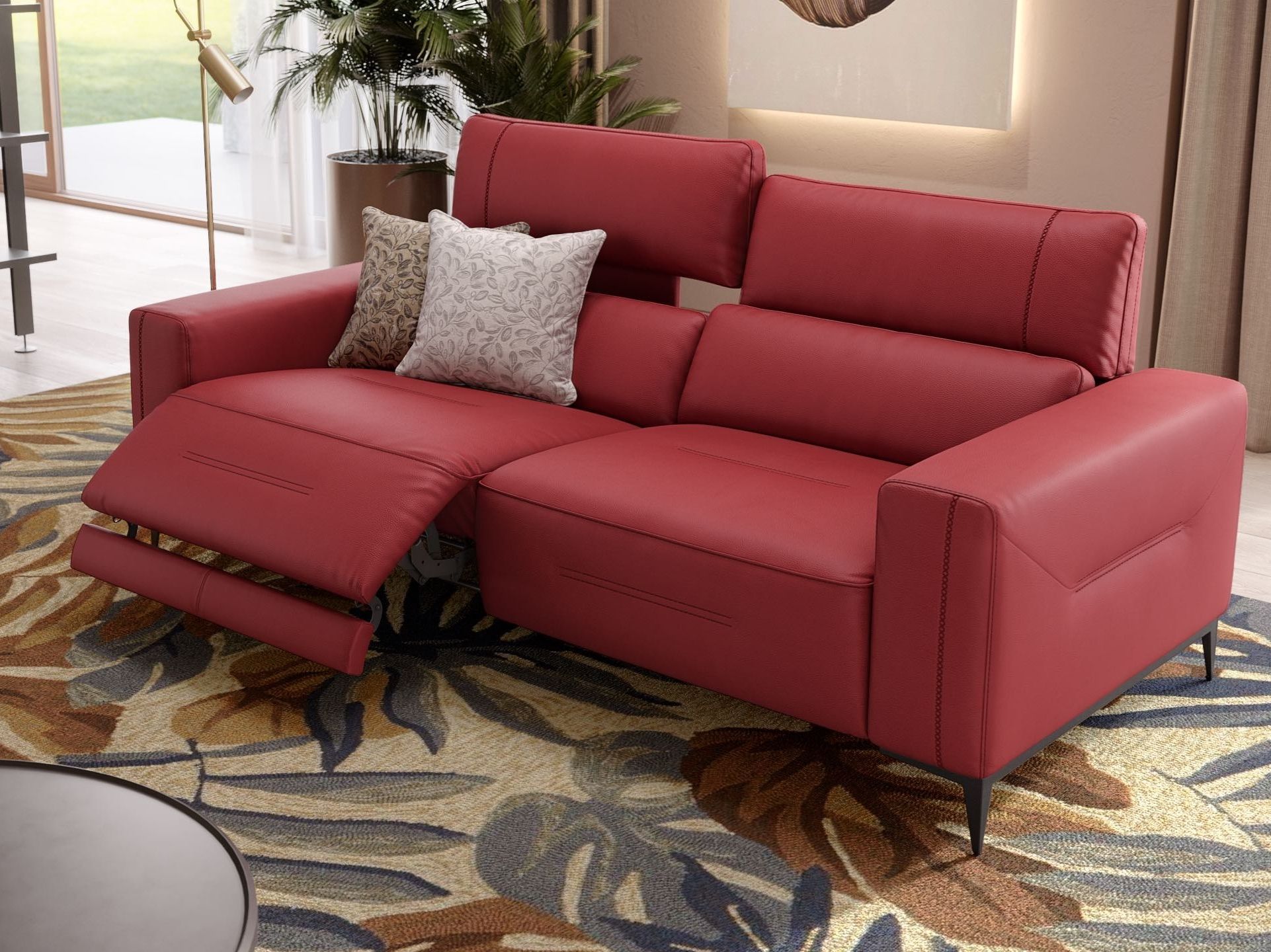 2-местный кожаный диван Sofanella Teramo ARCH-00109662 - Вид №5