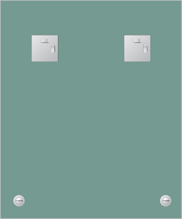 BY 0503 Зеркало с фацетом 5 mm и полочкой 50 cm EVOFORM Attractive - Вид №2