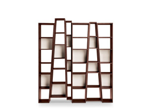 Самонесущий книжный шкаф из шпона