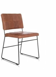 Jess Санное кресло с кожаной обивкой Mila