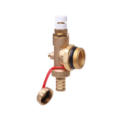 Danfoss FHF-EM — ручной воздухоотводчик с продувочным клапаном концевой секции распределительного коллектора FHF-EM концевая секция 088U0786 