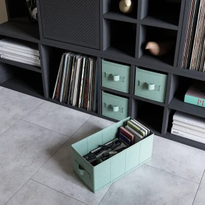 KONSENSA Органайзер для хранения складной голубой 15×31×15 см 89387995