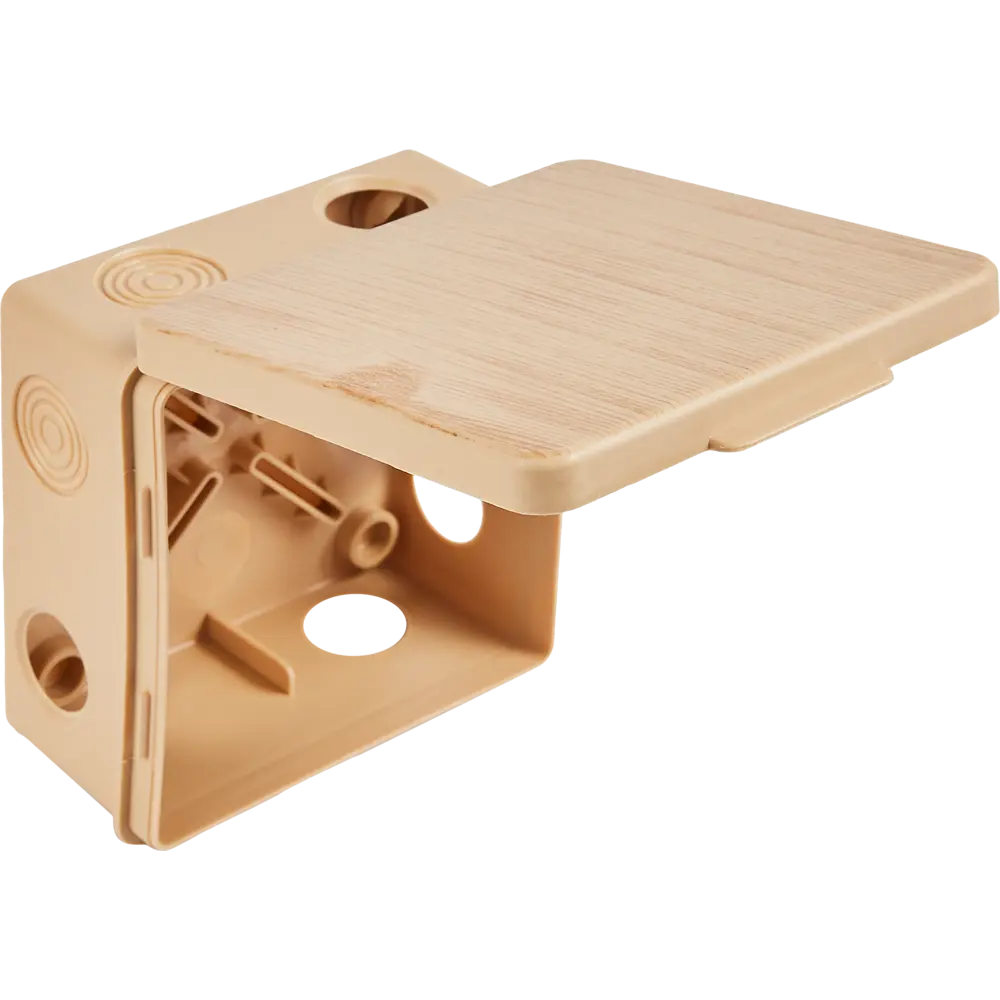 Распределительная коробка TDM открытого типа 100×100×55 мм в цвете сосна 88582220 STLM-1113574 - Вид №2