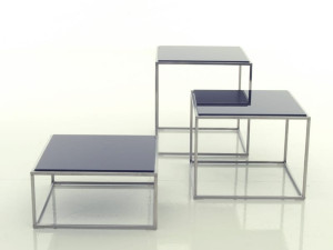 Стеклянный журнальный столик