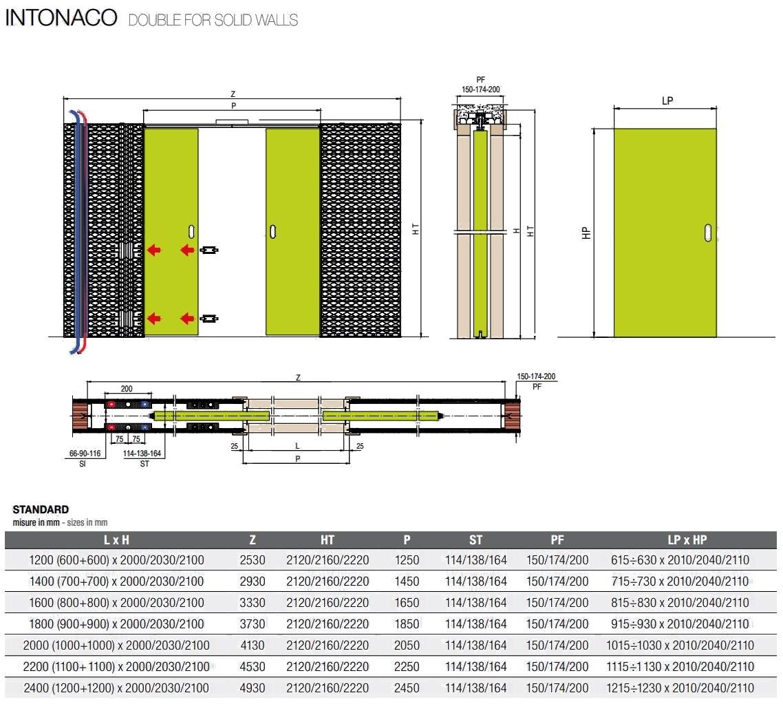 PROTEK® Ответная рама для раздвижных дверей с проходом для систем Magic box® sun-id-1350550 - Вид №2