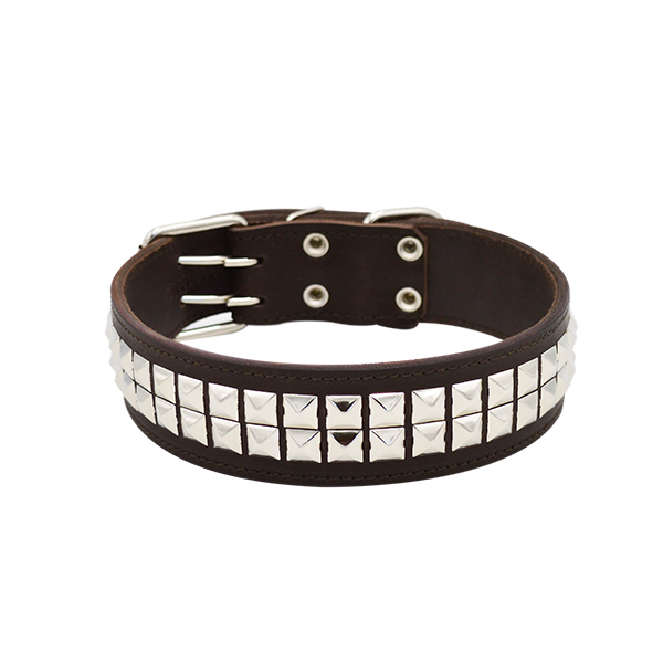 ПР0048231 Ошейник для собак Металл 2сл 50мм 70см коричневый ZOOEXPRESS 