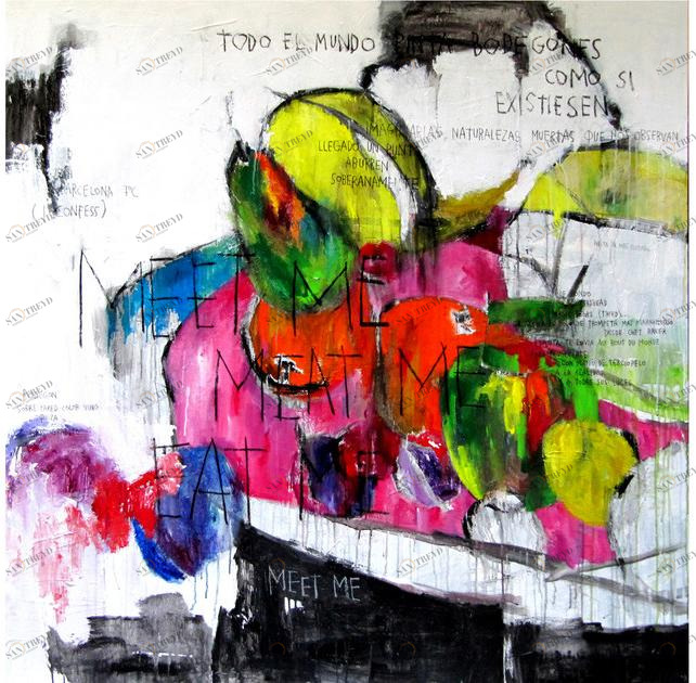 ICI ET LÀ Я акрил твоя ткань The catman Ac150-28