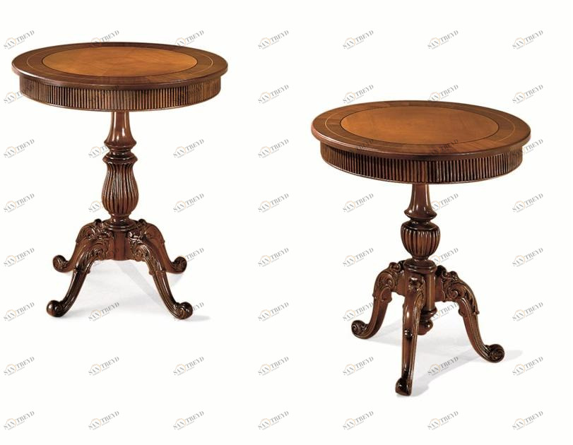 SCAPPINI & C Круглый деревянный стол для гостиной с основанием 4 звезды 35th anniversary 958/961