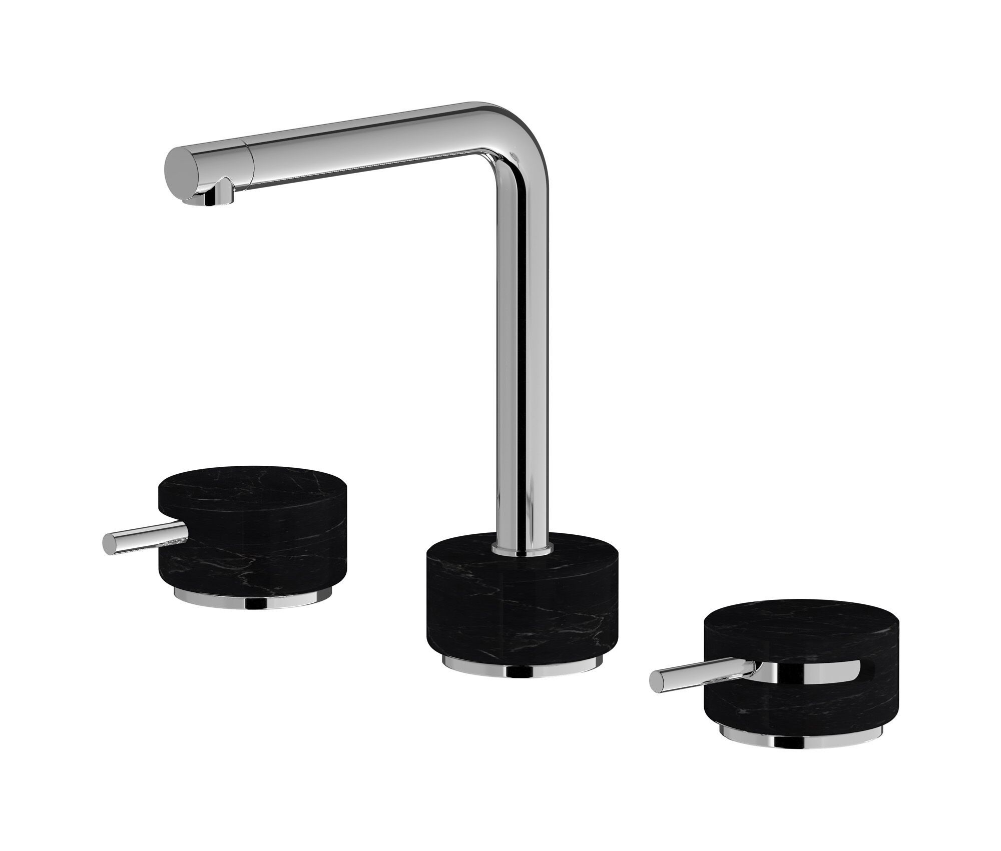 Смеситель для раковины с 3 отверстиями для мраморной столешницы IB мрамор + мрамор Elle ARCH-00055279 - Вид №2