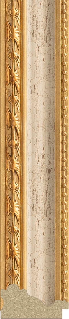 BY 3141 Зеркало в багетной раме - версаль кракелюр 64 mm EVOFORM Definite - Вид №3