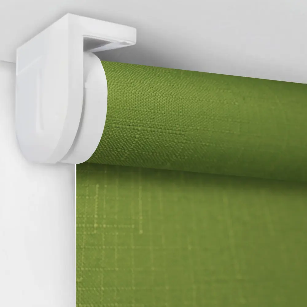 Штора рулонная Inspire «Шантунг», 140х175 см, цвет зелёный STLM-2203559 - Вид №2