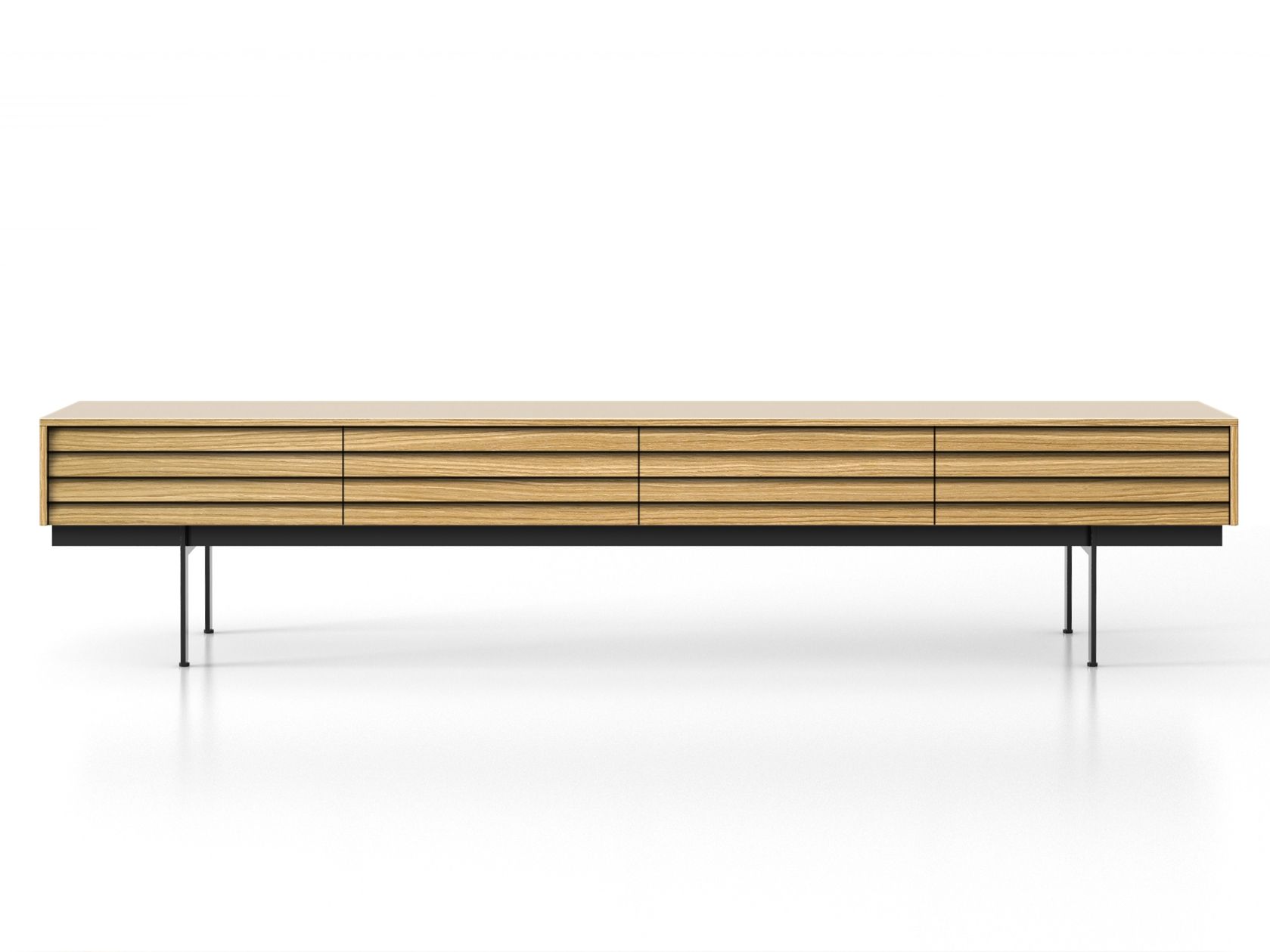 Деревянная прямоугольная консоль с ящиками Punt Sussex ARCH-00063887 - Вид №5