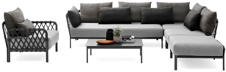 solpuri Модульный угловой садовый диван Caro sun-id-1495018 - Вид №1