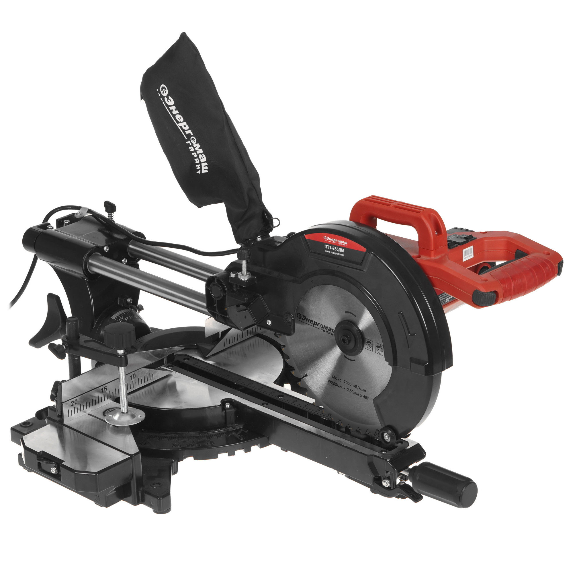 Торцовочная пила  Энергомаш ГАРАНТ ПТ1-255ДМ 9193752 STDN-0081236 - Вид №7