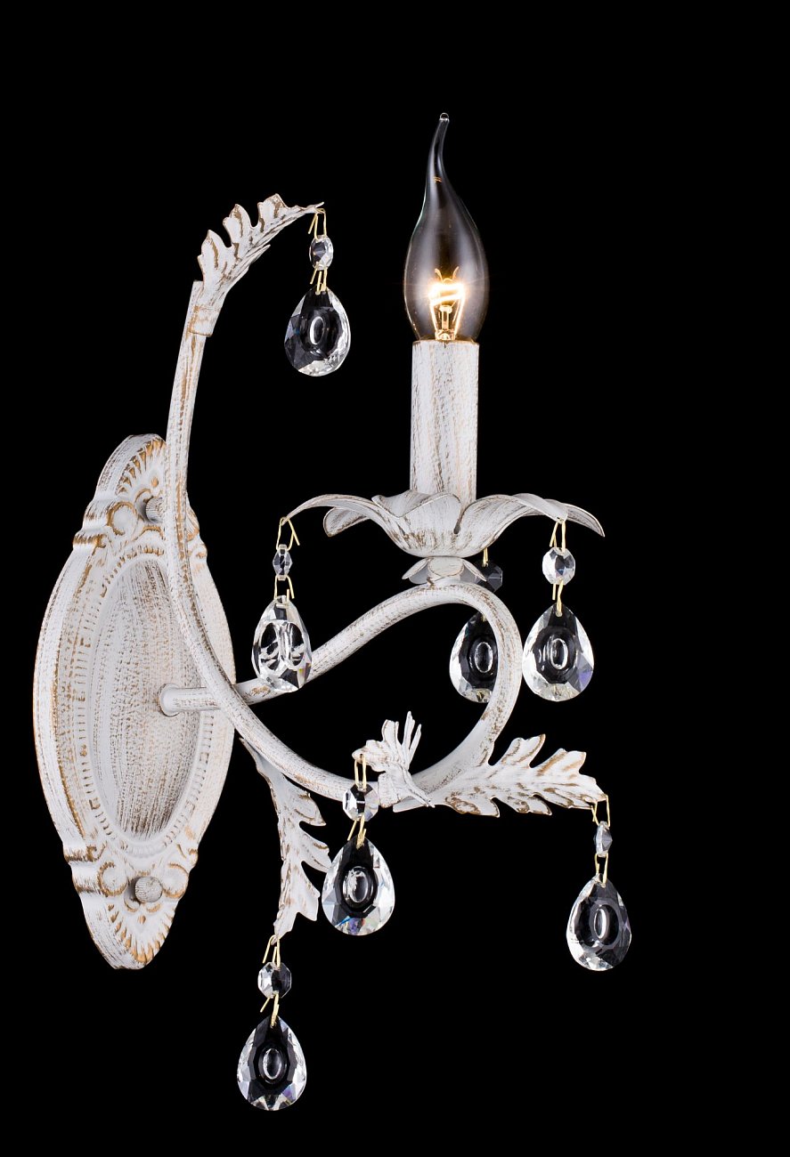 Бра настенное белое с золотым Dezi FR3040-WL-01-WG FREYA FLORISTIC 00-3957492 Белый  - Вид №3