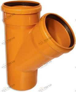 Тройник 110х110х45 (KZ) POLITRON 203118