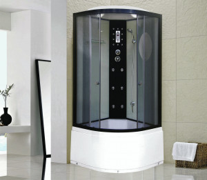 Душевая кабина NG-1909-01 (1000х1000х2200) высокий поддон(48см) стекло ТОНИРОВАННОЕ