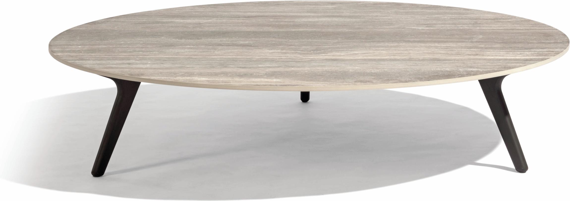 MNST988 Журнальные столики teak nero ⌀148см Manutti Torsa