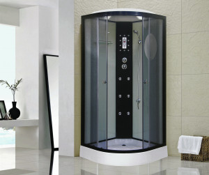 Душевая кабина NG-1902-01 (1000х1000х2200) низкий поддон(16см) стекло ТОНИРОВАННОЕ