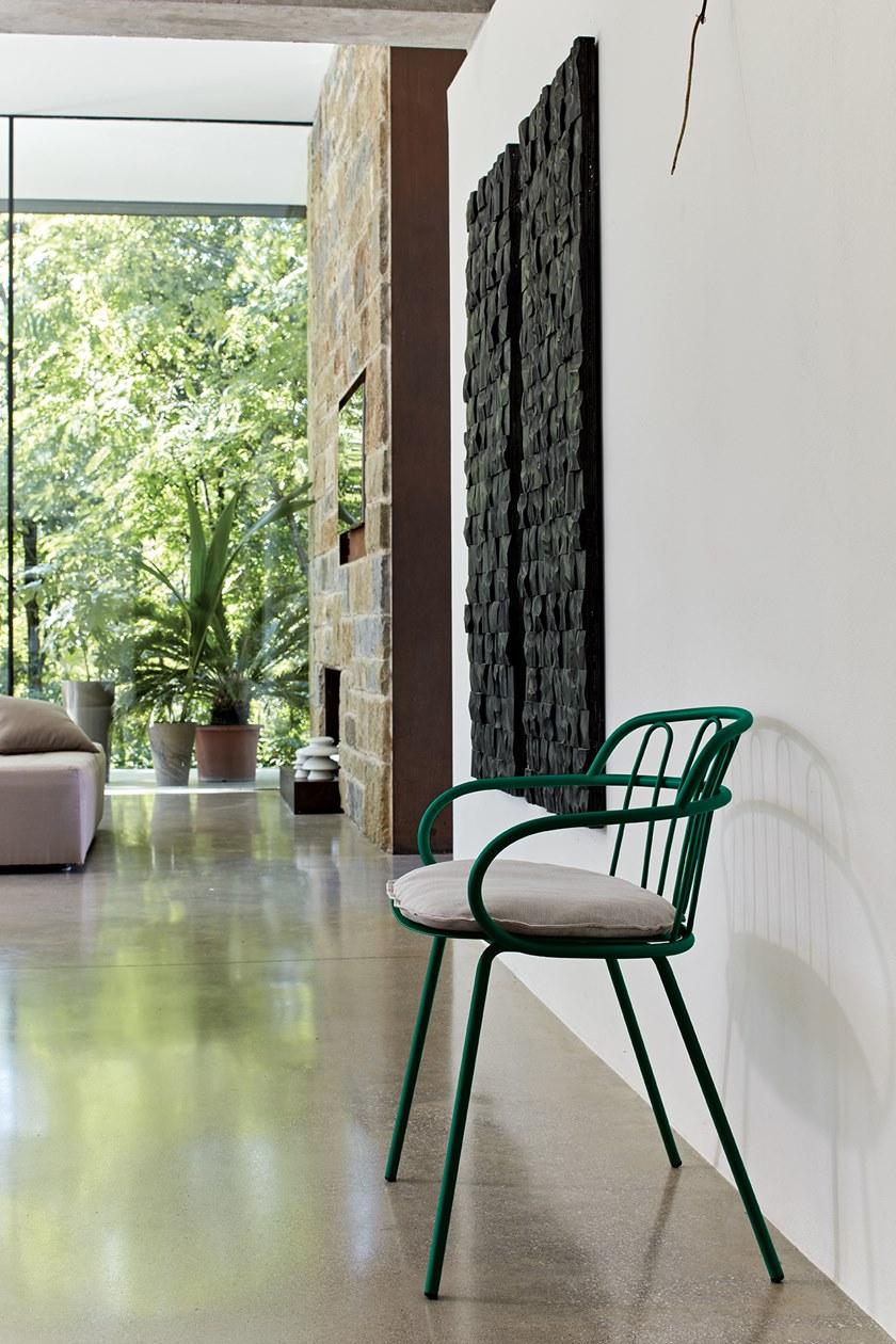 CaStil Садовое кресло из металла с подлокотниками Hall sun-id-1358831 - Вид №5