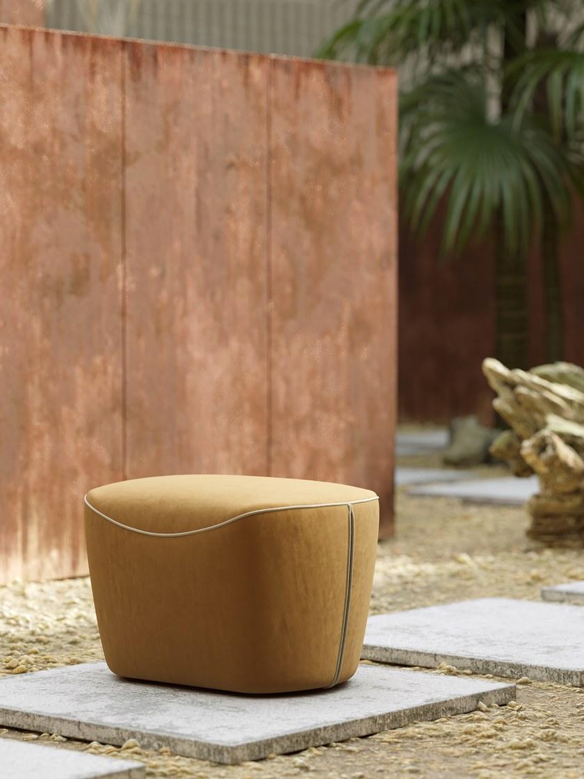 Domkapa Прямоугольный бархатный пуф sun-id-1427899 - Вид №4