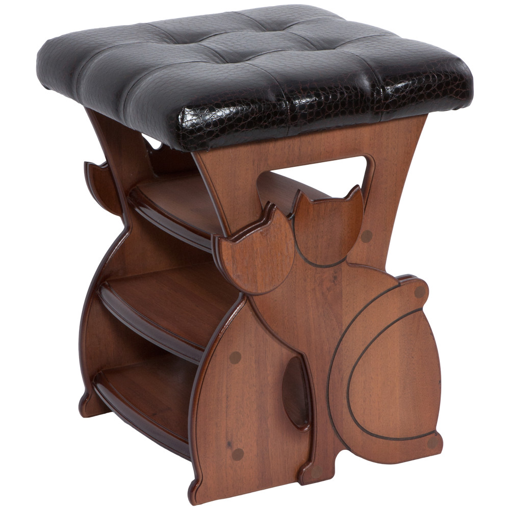 11179 Табурет Марта 3 Шоколад Рептилия BOGACHO  - Вид №1