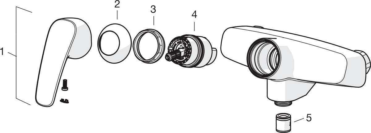 Oras 1075X Смеситель для душа 1075X Safira Хром  - Вид №4
