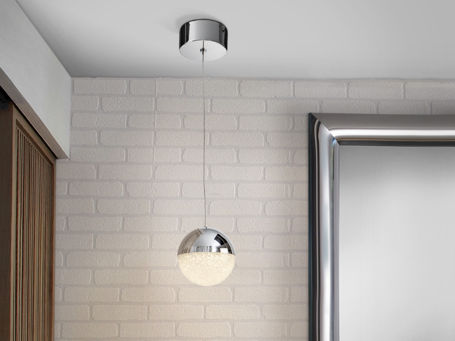 058000 Подвесной светильник 1L Ø12 хром Schuller Sphere - Вид №2