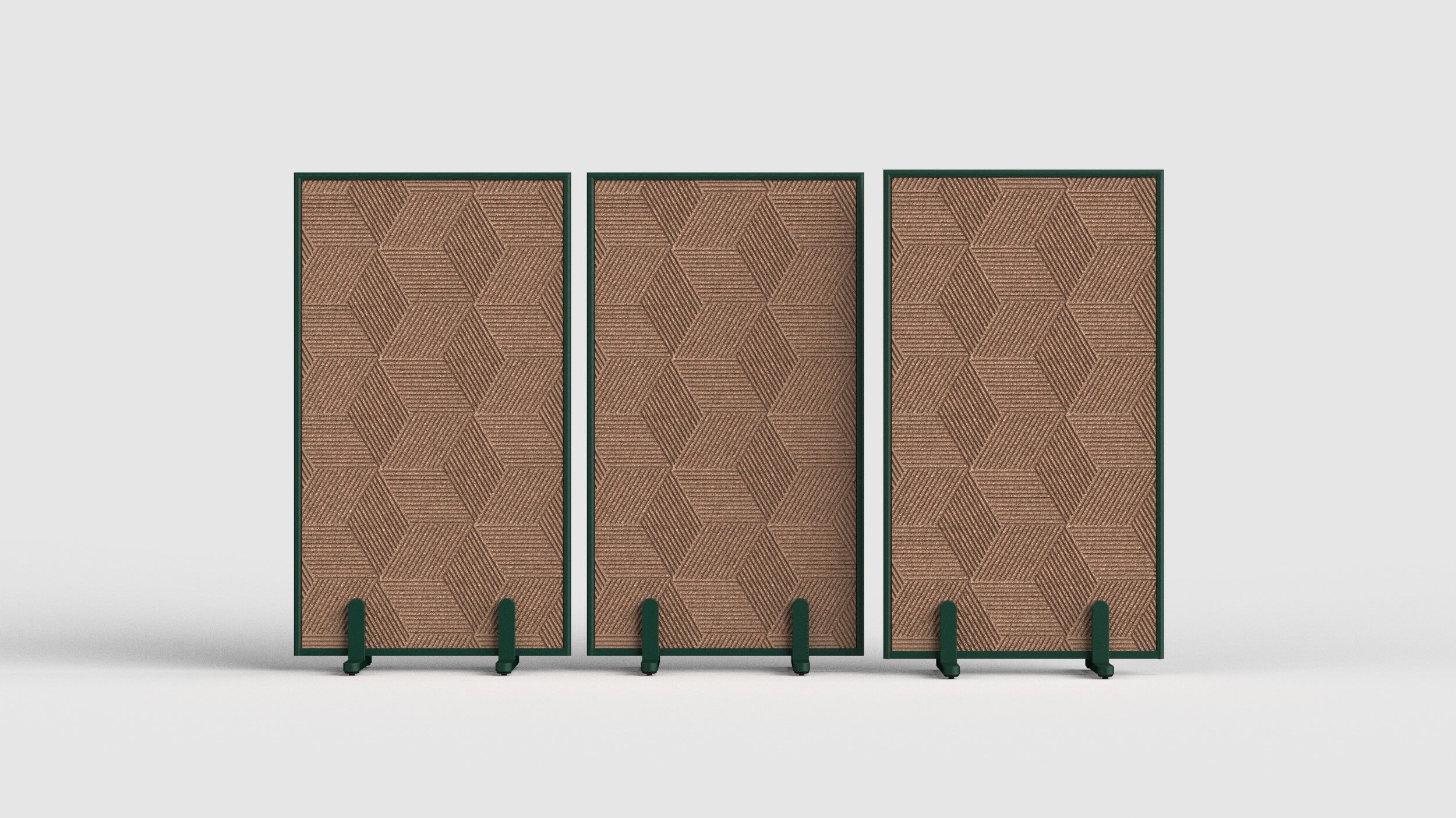 Пробковая мобильная офисная перегородка на колесах GREENMOOD MODULOR ARCH-00113405 - Вид №4