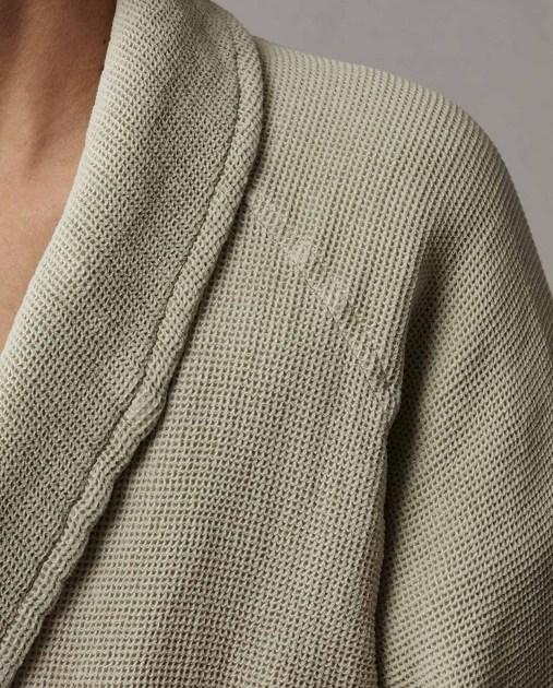 Society Limonta Халат с шалевым воротником из мягкого хлопка Tredi sun-id-1400914 - Вид №3