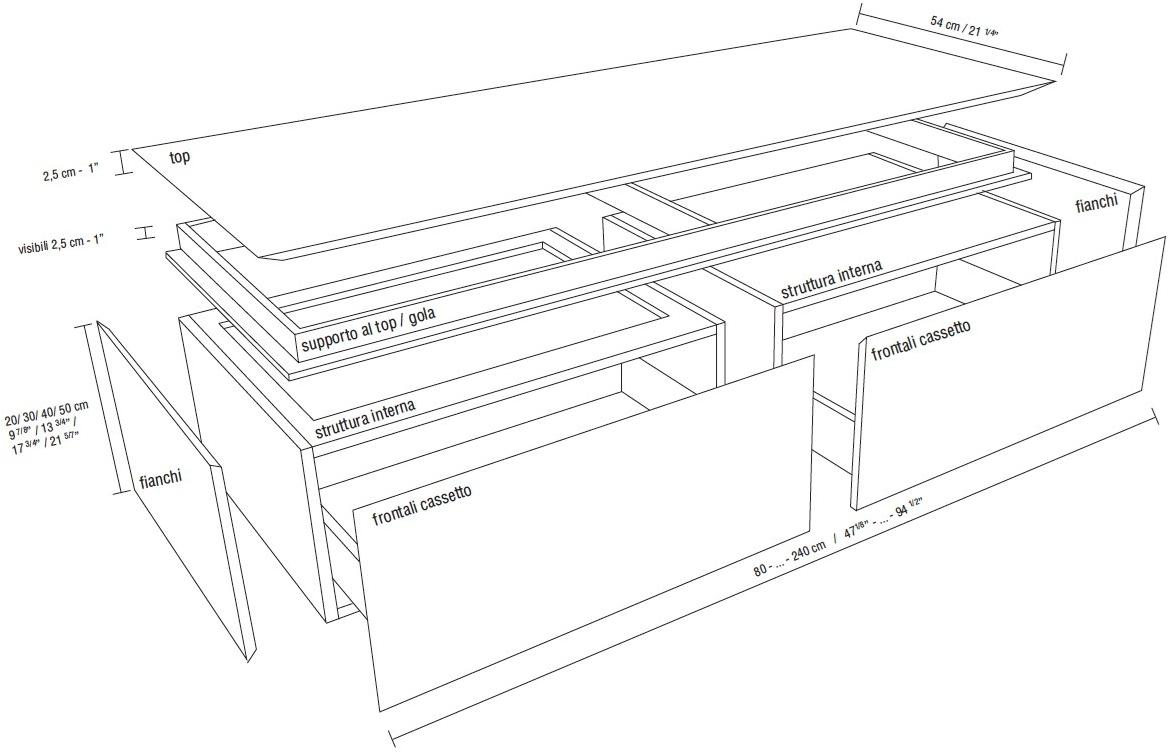 RIFRA Двойная подвесная тумба под раковину из глины K.fly sun-id-1406327 - Вид №4