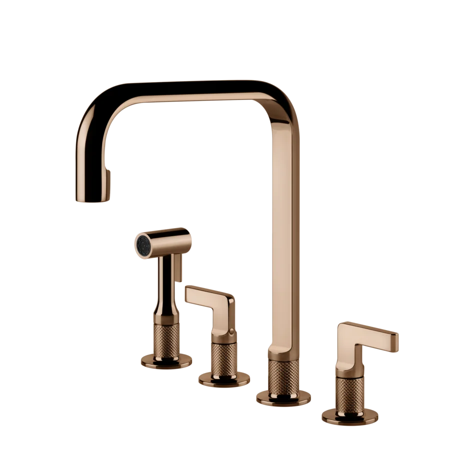 Смеситель для раковины 58703 030 Gessi Inciso МЕДЬ PVD 58703030