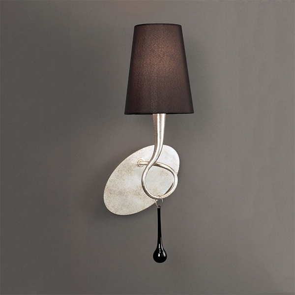 086191 Настенный светильник 1L черный Mantra Paola - Вид №3