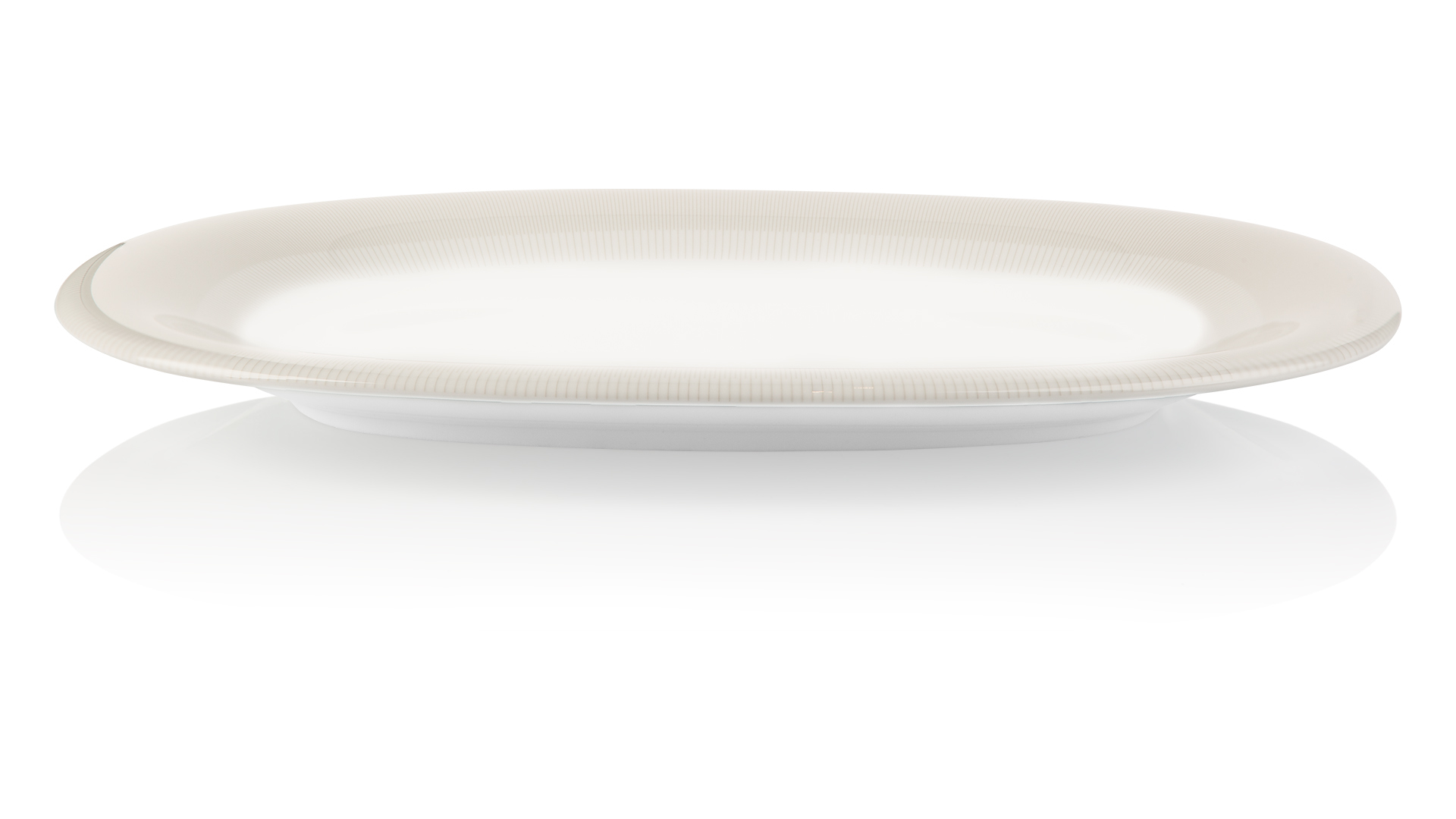 10609935 Furstenberg Блюдо овальное Furstenberg "Флюен. Идеальные линии" 32см Фарфор  - Вид №1