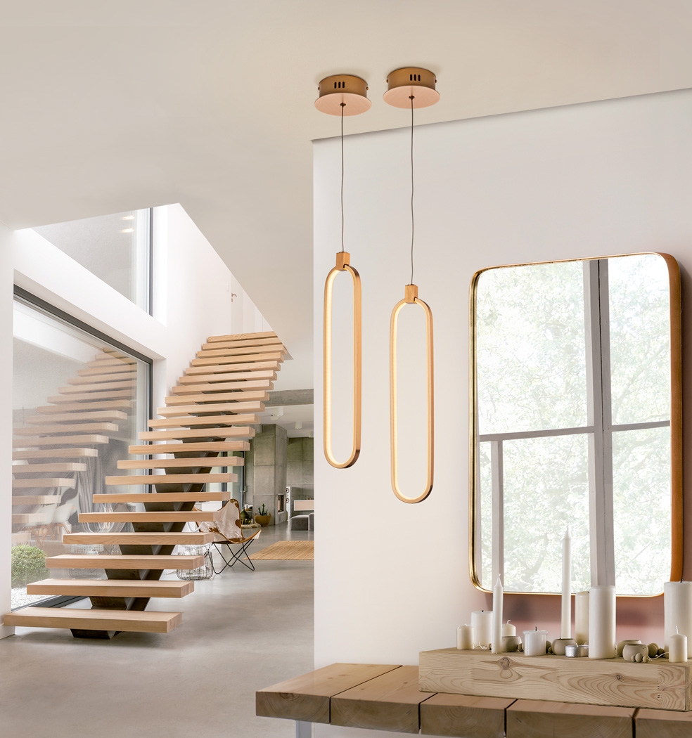 085604 Подвесной светильник 1L розовое золото Schuller Colette - Вид №1