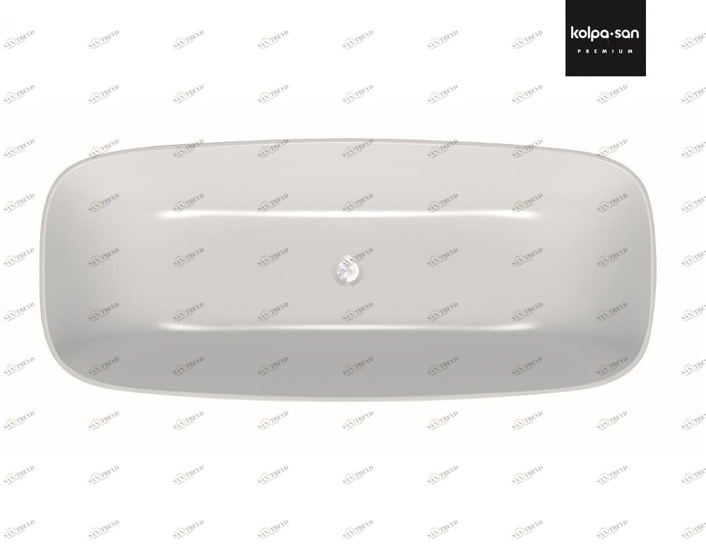 Ванна из искусственного камня Kerrock Milo 01232 WHITE Словения Kolpa-San