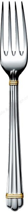 79255 Christofle Вилка столовая 21см "Ария" (посеребр.с позолот.) Посеребрение 